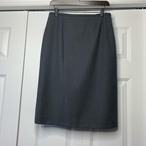 Gene Meyer Gray Wool Blend Pencil Skirt Women’s Size US 4